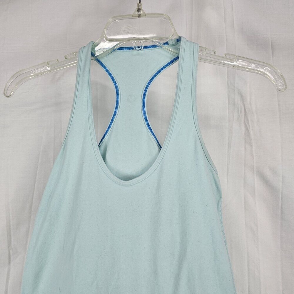 Lululemon Athletica Women's Size 4 Blue Racerback Tank - Picture 3 of 5